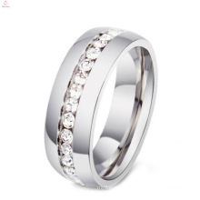 Cheap Titanium And Stainless Steel Rings With Gemstone For Women